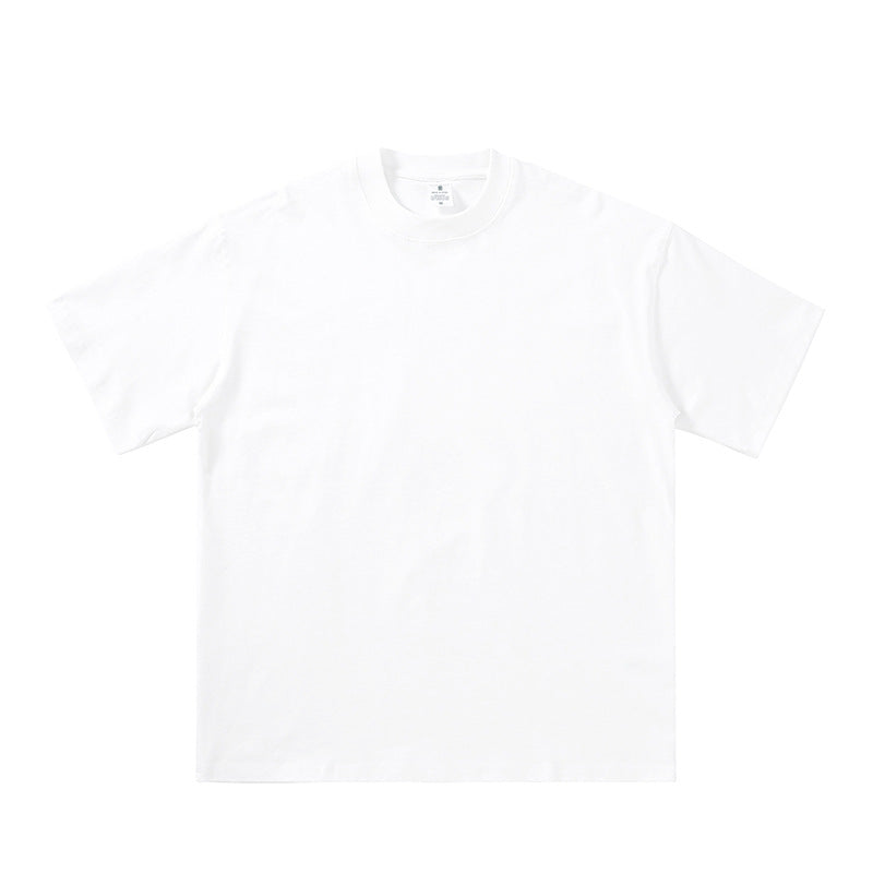 XD458 pure white short-sleeved shirt