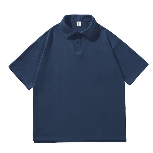 XD374 Navy Blue Formal Short Sleeve