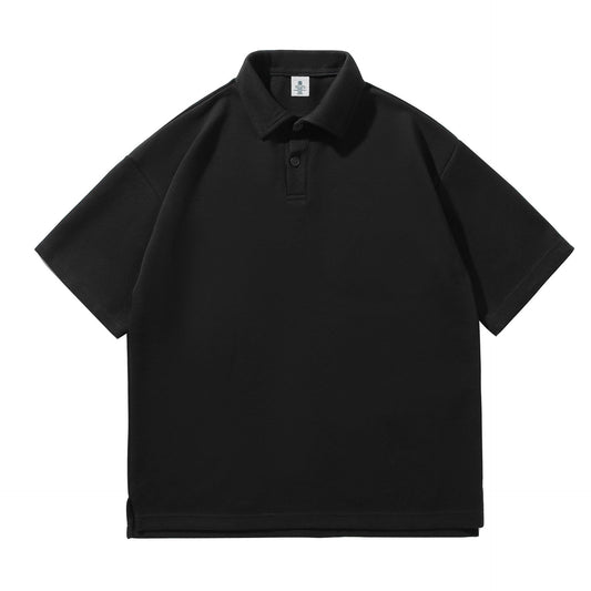 XD376 Black formal short sleeve