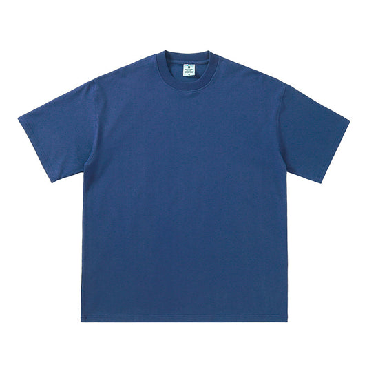 XD387 dark blue short-sleeved shirt