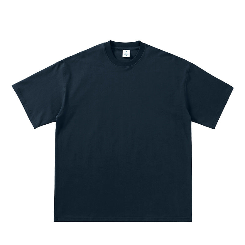 XD436 navy blue short-sleeved shirt
